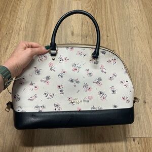 Coach Sierra Wildflower Floral Dome Satchel Shoulder Bag F37430 **has flaws
